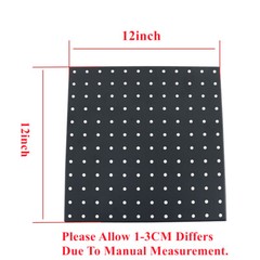 4 Pack Metal Pegboards Black Peg Boards Wall Organizer Panel Storage Hanger Tool