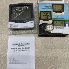 Sper Scientific 800016 Humidity/Temperature Monitor