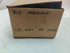 Yale Monolock 6201 CA 26D Satin Chrome Finish Door Knob Lock Dormitory Orb RH