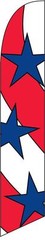 Stars and Stripe wave 12ft Feather Banner Swooper Flag – FLAG ONLY