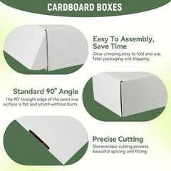 7x5x4 Inch Shipping Boxes Set of 2 – Ideal for Mailing and Branding Projects