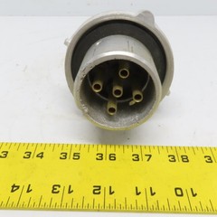 Crouse Hinds APJ3573 5 Pole Electric Plug 600V 250VDC 30A 5W