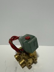 1/4” ASCO Brass 8321G001 Solenoid Valve 120/60 3W NC NEW OPEN BOX