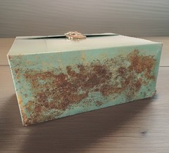 VTG Metal File Box No Key Excelsior USA 12×5.5×10 Industrial Green Steel Chest
