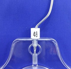 #48 Mini Slip On Size Markers Bag of 50 Retail Supply Hanger Garment Hanger