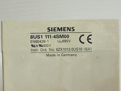 SIEMENS BUSBAR ADAPTER 8US1 111-4SM00 8US11114SM00 – USED