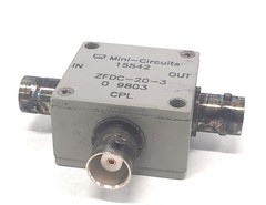 Lot of 3 Mini-Circuits 0.2-250 MHZ BNC Directional Coupler ZFDC-20-3 50Ohm