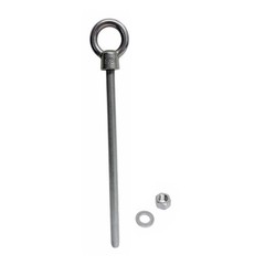 Marine Grade T316 Stainless Shoulder Eye Bolt 5/8″ x 12″, 3,200 lb WLL