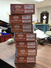 (10-PCS 1-BOX) Cefco Duel Element Fuses CRS-R 1-8/10-AMPS Class RK-5 (VR8)