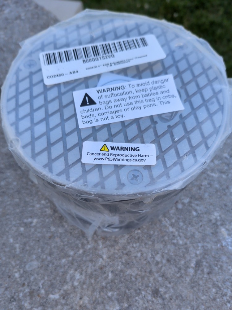 Zurn CO2450-AB4 Adjustable Floor Cleanout Piece Brass, Nickel Top 4” in PVC