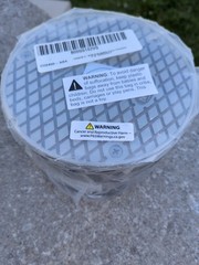 Zurn CO2450-AB4 Adjustable Floor Cleanout Piece Brass, Nickel Top 4” in PVC