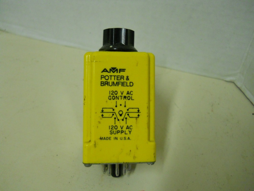 POTTER & BRUMFIELD CDB-38-70012 TIME DELAY RELAY, DPDT, 1MIN, 120VAC