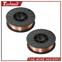 Findmall 2 Roll ER70S-6 .023″ (0.6 mm) Mild Steel MIG Welding Wires (2 x 10-Lbs)