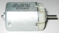 Nichibo DC-280ST Automotive DC Motor – 6 to 12 VDC – 8300 RPM – 12V 280ST-18180
