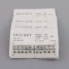 20 Pcs/Kit Dental Orthodontic Metal Bracket Braces Standard Roth .022 Hook 3-4-5