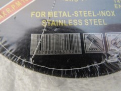 XIALONCUT 125×1.2×22.2mm Steel Cutting Disc for Stainless Cutting Pack of 10