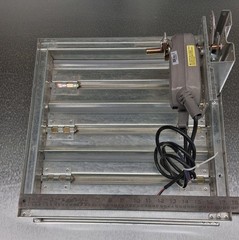 Motorized Damper 18×18 Galvanized Metal With Honeywell Control