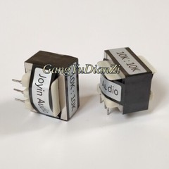 2PC R310K:10K Permalloy Audio Transformer Input Signal Isolation 20Hz-80KHz