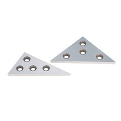 2PC 45 45 90 Degree Angle Blocks 30 60 90 Degree Angle Machinist Plate 0.0001″