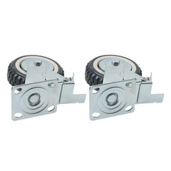 4 Pcs 6 Inch Swivel Caster Wheels Heavy Duty Inclined Fixed Wheel With Brake
