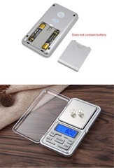 TXY High Precision Jewelry Scales 120 * 65 * 20mm / 4.8 * 2.5 * 0.8in, Silver