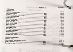 Case 688 Excavator Service Manual Parts Catalog Operators Set PIN 11601-After