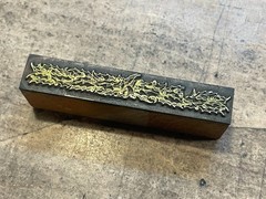 Printing Letterpress Printers Block Holiday Holly Line Break / Christmas (1325)