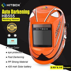 HITBOX 4IN1 MMA Gas/Gasless MIG Welder Lift TIG Welder & Welding Helmet Pro Home
