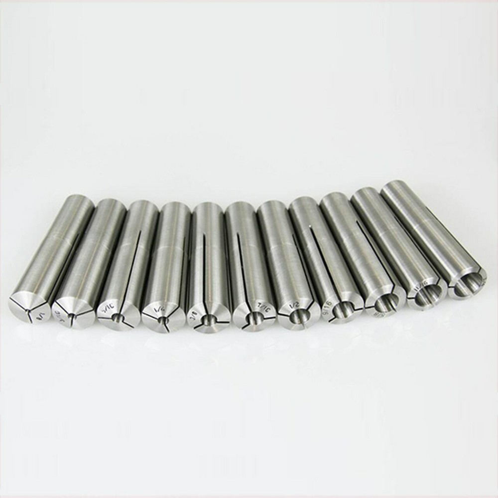 1/8-3/4″ X 16ths #9 Brown & Sharpe Taper Collet 11 Pc Set