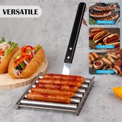 Hot Dog Roller for Grill – Even Grilling & Easy Cleaning Dishwasher Safe