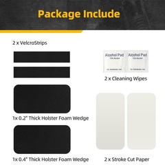 Holster Wedge, AIWB/IWB Foam Backer – Soft, Breathable & Comfortable Foam Pad…