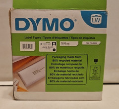 Dymo 3/4″ X 2″ White Return Address Labels 30330 (500 labels) C