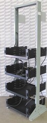 ELTEK 299197 – DC SYS FP2-48/600A – 23″ FLATPACK RACK w/Shelves & 200A BREAKERS