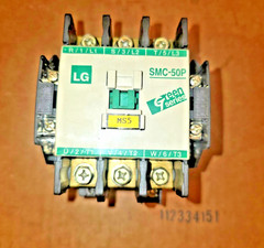 LG SMC-50P MAGNETIC CONTACTOR with aux contacts 3 pole 100-110V Coil Free Ship