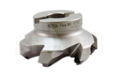 SHARS 3″ 45° INDEXABLE FACE MILL SEHT INSERTS W/ CAT 40 ARBOR NEW $171.10 OFF #[