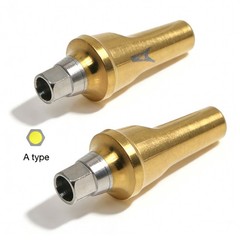 Hiossen ET 17° degree implant Angulated Ti Anatomic Abutment Dental Mini/Regular