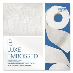 Scott 04460RL 2-Ply Essential Standard Roll Bathroom Tissue – WT (550/RL) New