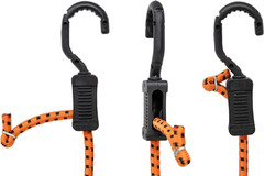 MABC-18 All- Purpose Adjustable Bungee Cords with Hooks, 18-Inch, Orange/Black,