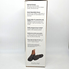Tingley Weather Tuff Stretch Rubber Black 1400 Overshoes Medium 8-9.5