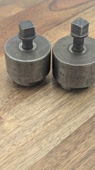 Greenlee USA 1″ & 1-1/2″ Knockout Punch Die Set Lot Electrician Conduit Hole…