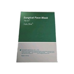 50pcs 3-Ply Face Mask Non-Medical Surgical Tie-on Mouth Cover 50/Box Level 3