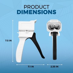 Dental Impression Universal Cartridge Dispenser Delivery Gun 1:1 2:1 77580