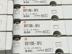 SMC SS5V1-W10CD-10U-N7 Manifold w/ 10x SV1100-5FU Solenoids