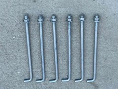 Sandbaggy 1/2″ x 12″ Threaded Concrete Anchor L-Bolts – Hot Dipped Galvanized