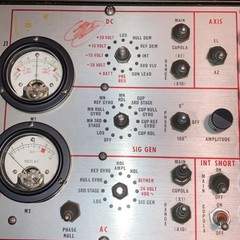 Rare Cadillac Gage Company Control Panel Box Gun Controller Armored Vehicle Tank