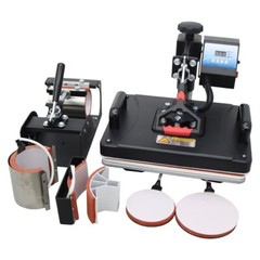 6in1 Multi-function Heat Press Machine Upgraded Multifunctional Professional Di
