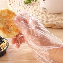 100pcs Disposable Plastic PE Gloves for Kitchen Cooking Cleaning Food Prep New