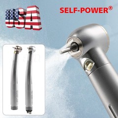 Sirona Style Dental High Speed Handpiece LED Fiber Optic Torque Push 2/4Holes