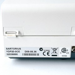 CAL/8 Sartorius Cubis MSE36201S-000-D0 36200g 0.1g Balance w/ YDP20-0CE Printer