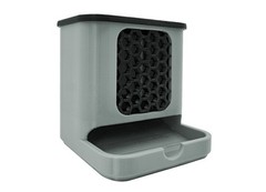 Modern Sleek Decorative Compact Lightweight Desktop Honeycomb Cotton Swab Holder
